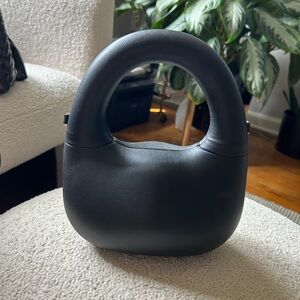 Zara bell clutch bag with chain for crossbody magnet closure